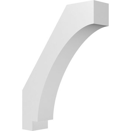 Ekena Millwork 6-in. W x 24-in. D x 32-in. H Imperial Architectural Grade PVC Knee Brace BRCP06X24X32IMP